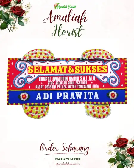 Papan Bunga Ucapan Selamat Sokawera